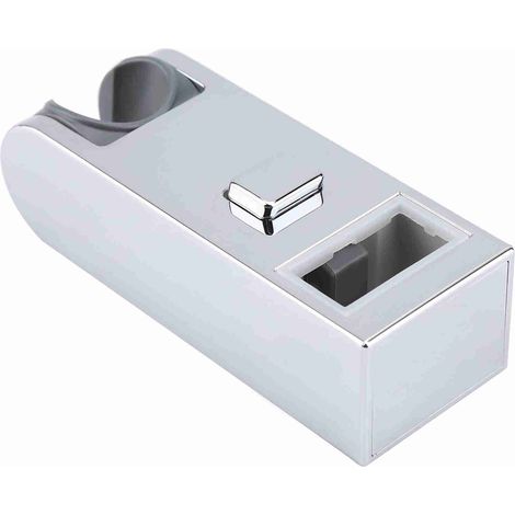 Poignée coulissante de pommeau de douche réglable en hauteur, en ABS chromé, 30 x 15 mm (1/5)