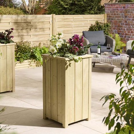 Rowlinson Signature Heritage Tall Square Planter