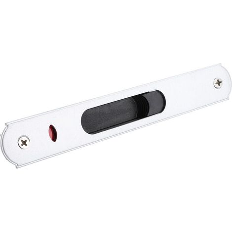 Serrure de Porte Coulissante Moderne pour Fenêtre et Porte Coulissante en Verre, Sécurité à Domicile(Blanc)