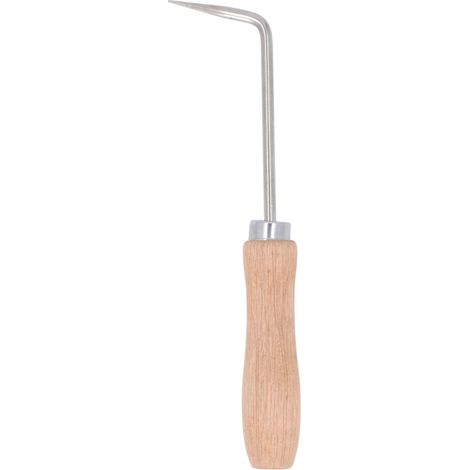 Crochet de soudure à air chaud avec manche en bois de 6 mm de diamètre pour films PVC et TPO (1/5)