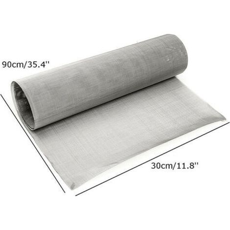 Filtre en acier inoxydable 100 mesh, 30 x 90 cm, en treillis métallique d'acier inoxydable 304
