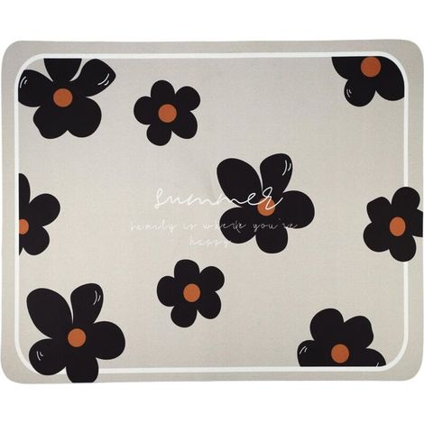 Tapis de séchage pour vaisselle de cuisine, tapis filtrant à eau, 40 x 50 cm (1/5)
