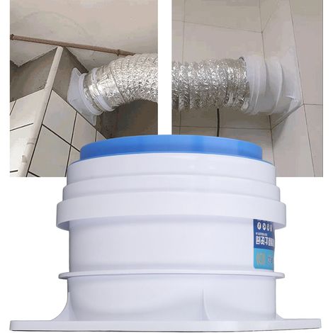 Clapet anti-retour des gaz de combustion, dispositif anti-refoulement pour salle de bain, clapet anti-retour pour hotte de cuisine en ABS (1/5)