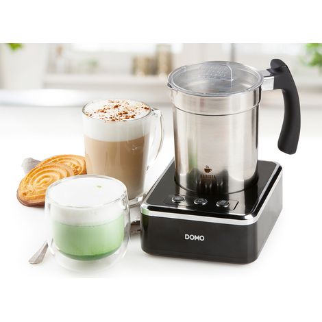 Domo DO717MF Milchaufschäumer schwarz Edelstahl 650W (1/5)