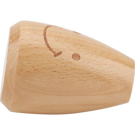 Dekorativer Touchscreen-Halter aus Holz mit abnehmbarem, leicht zu reinigendem Smiley-Gesicht (1/5)