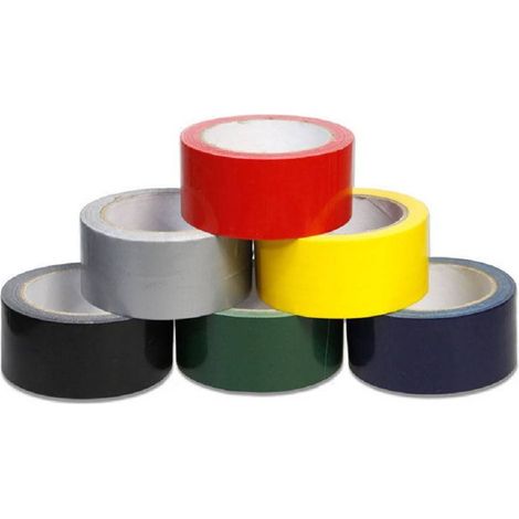 TrAdE Shop Traesio - 3pz Nastro Americano Adesivo Telato 18,2mtx48mm Multiuso Riparazioni Vari Colori - (1/5)