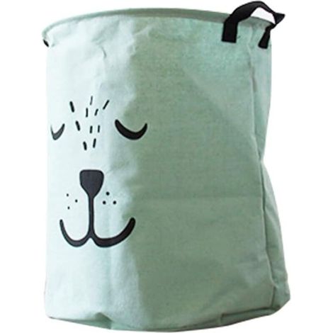 Chambre d'enfant Panier à Linge Pliable Étanche Boîte à Linge Panier à Linge Boîte à Linge Enfants Boîte de Rangement Jouet Vêtements Panier de Rangement Vert