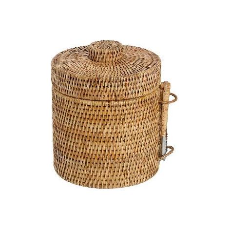 ANDREA HOUSE MS73186 Cubitera Ratan Con Pinzas Ø20X25Cm - ref: MS73186