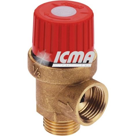 Valvola di sicurezza 1/2" 3 ATM ICMA