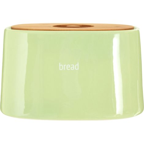 Premier Housewares Fletcher Green Ceramic Bread Crock (1/5)