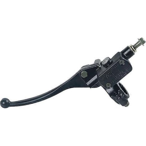 Maître-cylindre de frein hydraulique avant droit pour moto tout-terrain, quad, cyclomoteur, scooter, buggy, karting, motocross - 8 mm noir gauche (1/5)
