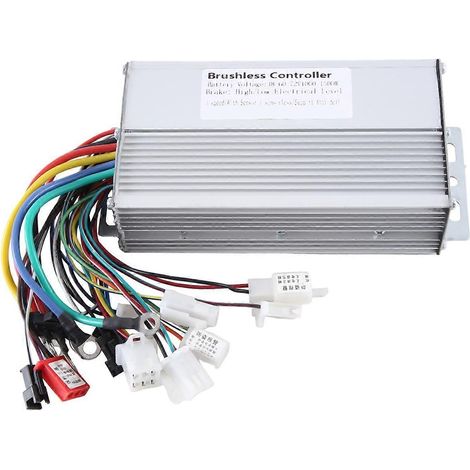 Contrôleur électrique 48V 60V 64V 72V 1000W 1500W 12 tubes double mode pour vélo électrique, contrôleur sans balais, vitesse optimale (1/5)