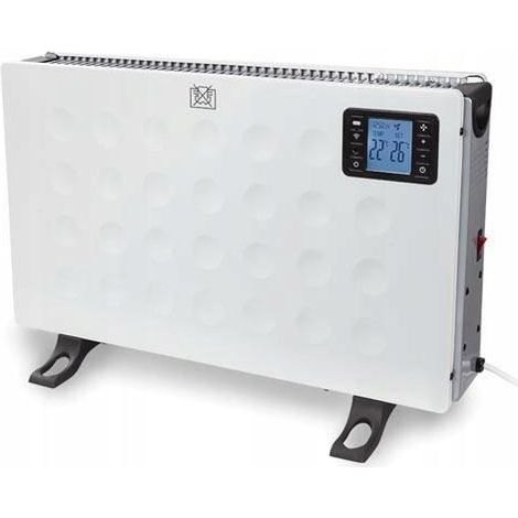 Perel Convettore Intelligente Bianco 2000 W con Termostato Integrato