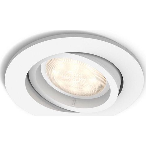 Philips Shellbark WarmGlow Einbaustrahler weiß LED (1/2)