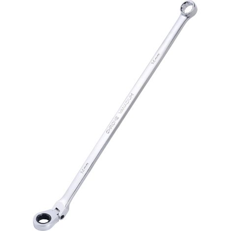 Clé polygonales à cliquet,Jeu de Clés à Œil à tête flexible,14mm (1/5)