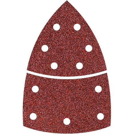 Wolfcraft Fogli abrasivi adesivi per legno/metallo grana 120 (confezione da 10) (1814000) (1/2)