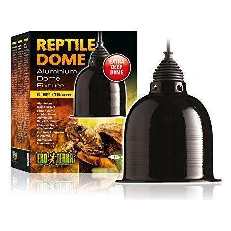 Exo Terra Heizdome für Reptilien Aluminium 15 cm