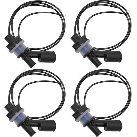 Lot de 4 Capteurs de Niveau deau, Interrupteur Flotteur Pour, Pompe Capteur Niveau eau Interrupteur De Niveau Automatique pour Aquarium de Piscine (1/5)