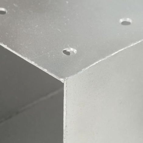 Connecteur de poteau en Y 101 mm, raccord d'angle à 3 voies pour poutres en bois 10 x 10 cm, acier galvanisé à chaud, résistant à la rouille, pour abri, carport et pergola (1/5)