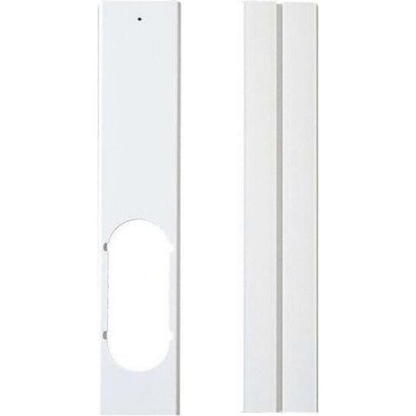 Plaque de Kit de Fenêtre Joint de Fenêtre Réglable Kit de Glissière de Fenêtre Climatiseur Portatif Plaque D'Étanchéité avec Tuyau D'Échappement pour Climatisation Mobile(2 pcs,55cm10cm) (1/5)