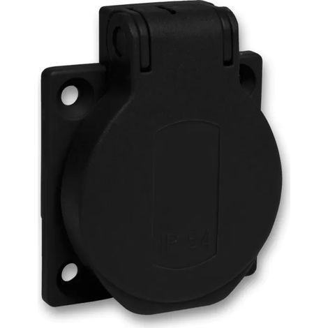 Schneider Electric PKS51N Einbau-Steckdose IP54, IK08 Schwarz (1/2)