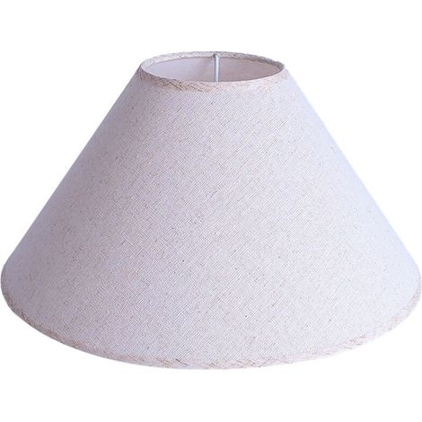 Abat - jour, rond, conique, blanc, 30 cm ø en bas (1/4)