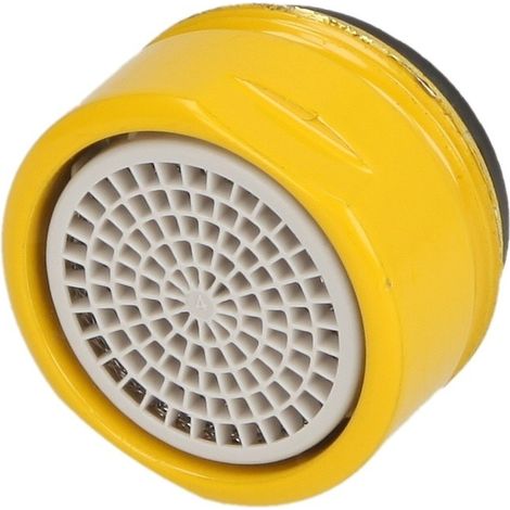 Mousseur turbolateur, aspiration d’air M 24 x 1 FM, LongLife, jaune