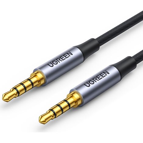 Cavo audio AUX mini jack 3,5 mm maschio 3 m nero (1/5)