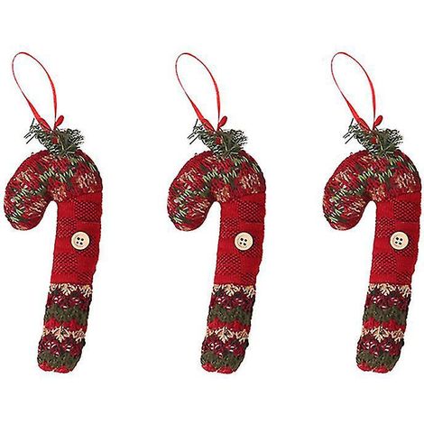 Pendentif en forme de canne à sucre (lot de 3)