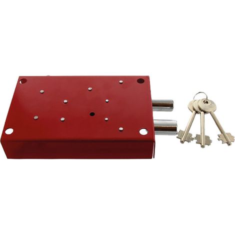 1PZ SERRATURA DI SICUREZZA PER ARMADIO PORTAFUCILI per 2/3/5 posti