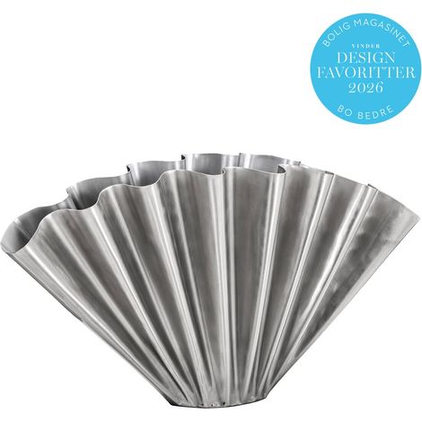 House Doctor - Vase HDFlood - Brushed silver