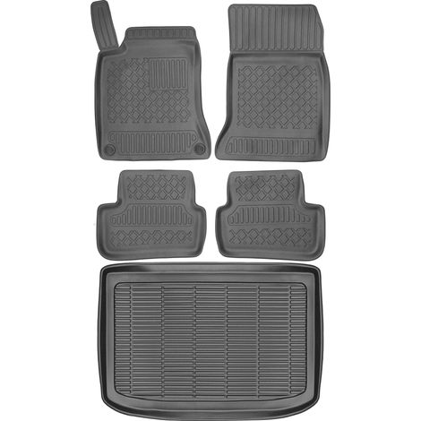 Juego de alfombrillas para coche y maletero para Mercedes Clase A III W176 Hatchback (2012-2018).