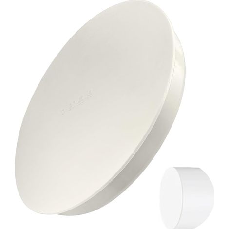Couvercle du tuyau de ventilation en PVC – Bouchon de tuyau 150 mm (OD 160 mm), couvercle d'extrémité résistant aux UV, montage rapide pour l'égout et la ventilation (1/5)