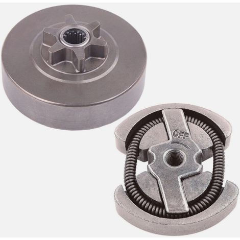 Essential component of the drive system for the Partner 350, 351, Jonsered 2035, 2036, 2040 and 2041 chainsaws: needle roller, drive pulley and clutch. Original equipment manufacturer (OEM) part.--DTE