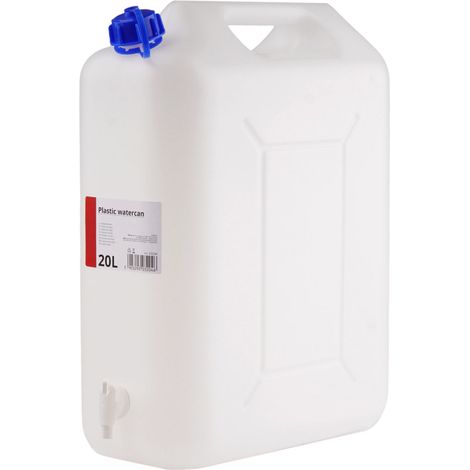 Bidon d'eau de 20 L avec robinet pour le camping, les voyages et la maison