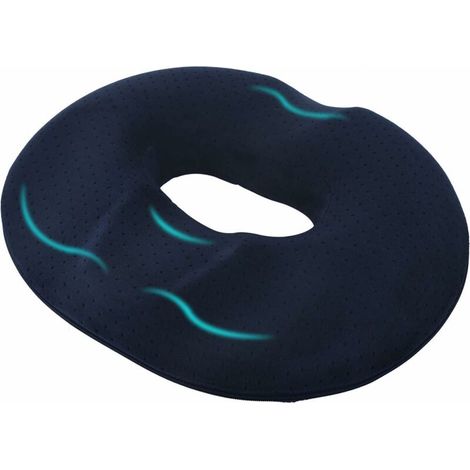 Kaelt - Bords de siège, coussins orthopédiques pour le coccyx et les parties génitales, coussins de chaise en mousse à mémoire de forme anti-escarres pour canapés de voiture, bureaux et fauteuils roul (1/5)
