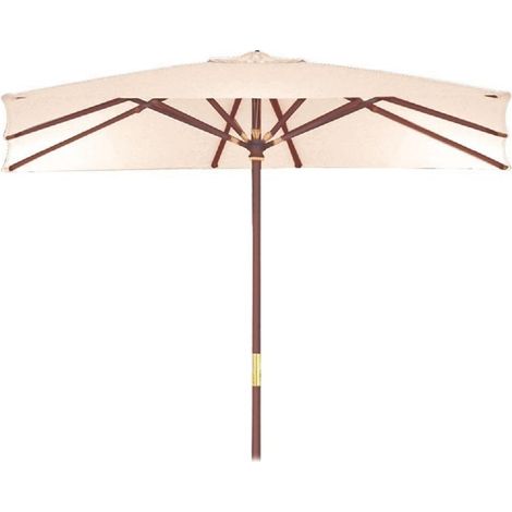OMBRELLONE IN LEGNO SUN TOP BEIGE MT 3X4 (1/3)