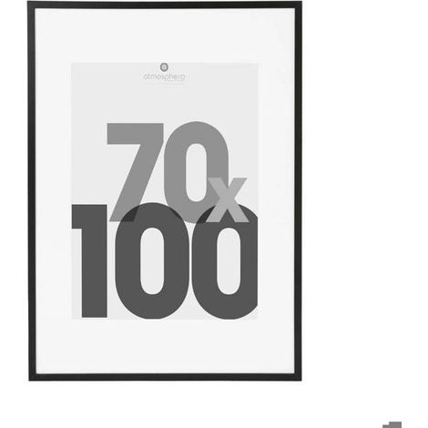 Cadre photo bois "Eva" noir 70x100cm - Atmosphera Créateur d'intérieur (1/5)