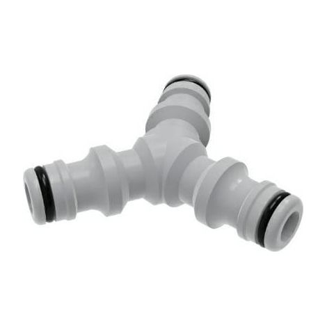Cellfast Pieza en T cellPRO™ para desconectar Tres Extremos de Manguera, Uni FIT,3/4",1/2"- 5/8", 51-645