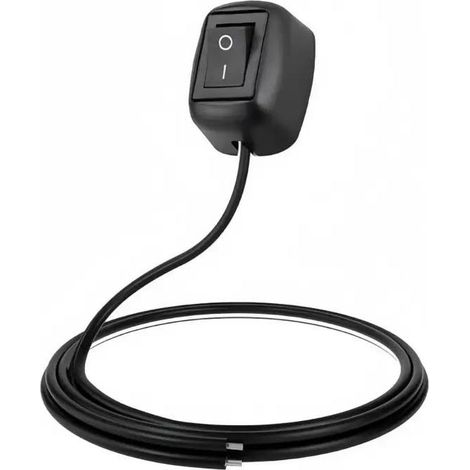 2m Interrupteur Voiture 12V/24V Interrupteur à Bouton Type Goutte d'eau étanche Pour Phares Antibrouillard, Barre LED Avec Double Face Adhésif (1/5)