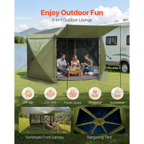 Tente Moustiquaire Tonnelle Pop-up 3x3 m Tente Moustiquaire (1/5)