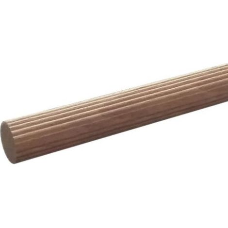 Tourillon en bois strié Diamètre 16 Longueur 1 mètre - 1 pièce