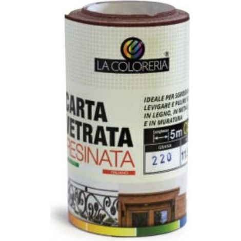 Elettroservice carta vetrata resinata grana 100 3mt 102116