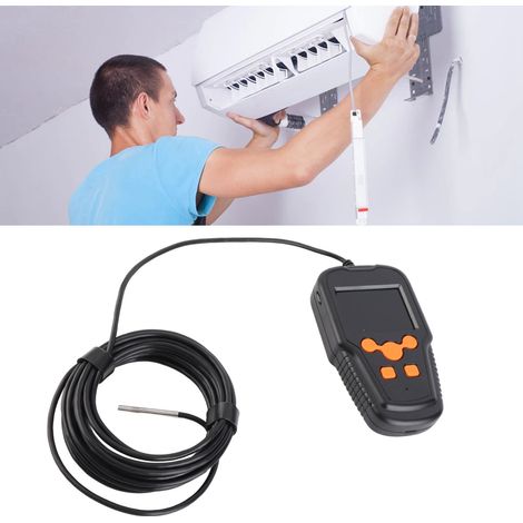 Endoscope industriel portable haute définition avec écran, objectif de 3,9 mm, écran LCD couleur de 2,4 pouces, caméra de canalisation 1080P, caméra de réparation et d'inspection automobile, endoscope (1/5)