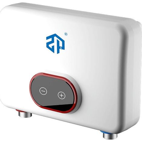 Chauffe-eau électrique 5500 W commutable 220 V avec écran LED, chauffe-eau instantané, douche pour salle de bain, cuisine