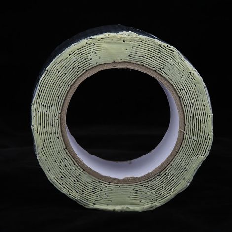 Ruban adhésif multifonctionnel en caoutchouc butyle étanche pour la réparation des tuyaux d'évacuation de toiture, 7,5 cm x 10 m (1/5)