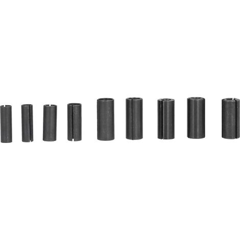 Adaptateur de pince de routeur en acier au carbone, Kit d'accessoires de convertisseur de mandrin pour le serrage 9 pièces (1/5)