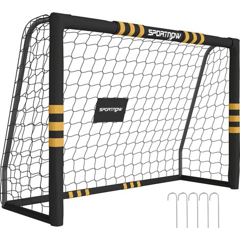 SPORTNOW Football Goal, 6 x 4ft Portable Football Net with EPE Foam Padding (1/5)