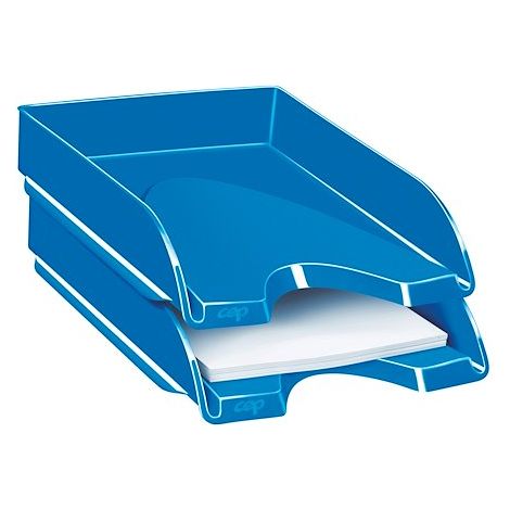 Corbeille à courrier Cep Gloss bleue