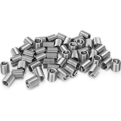 50 Pièces Écrous Réducteurs Filetés Mâle-Femelle en Acier Inoxydable M5/16-18-2.5D pour Réparation (1/5)